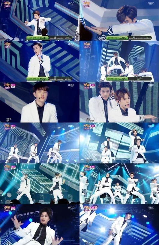 「音楽中心」EXO、完璧なパフォーマンスを披露…“キレのある群舞＆抜群の歌唱力”