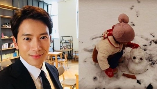 チソン 初めて雪だるまを作った娘ジユちゃんの写真を公開 愛らしい姿に視線釘付け Entertainment 韓流 韓国芸能ニュースはkstyle