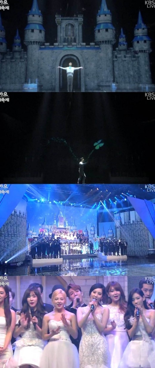 EXO ディオ「アナと雪の女王」の王子様に変身！「KBS歌謡大祝祭」華やかなオープニング