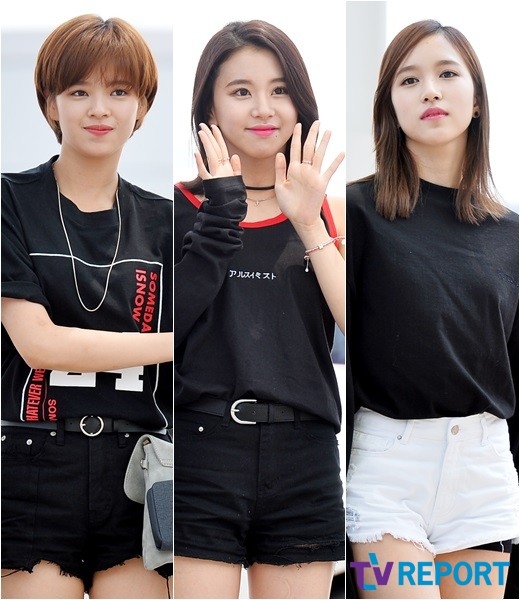 TWICE ミナ＆ジョンヨン＆チェヨン、3人3色の空港ファッションに視線集中“共通点はブラック” ENTERTAINMENT 韓流